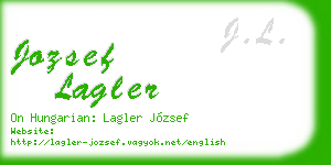 jozsef lagler business card
