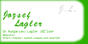 jozsef lagler business card